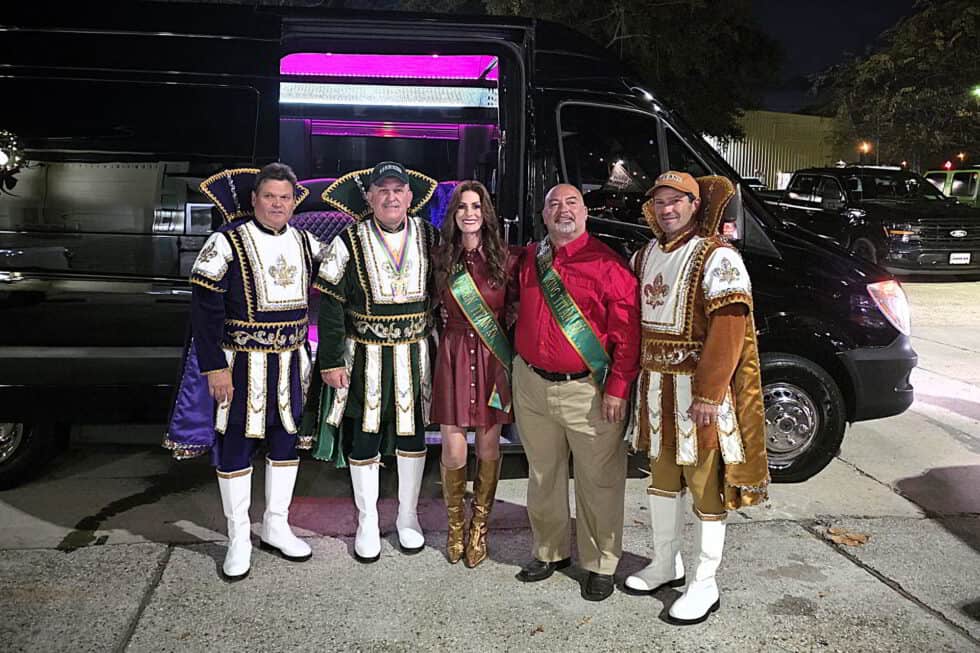 party bus for mardi gras krewe